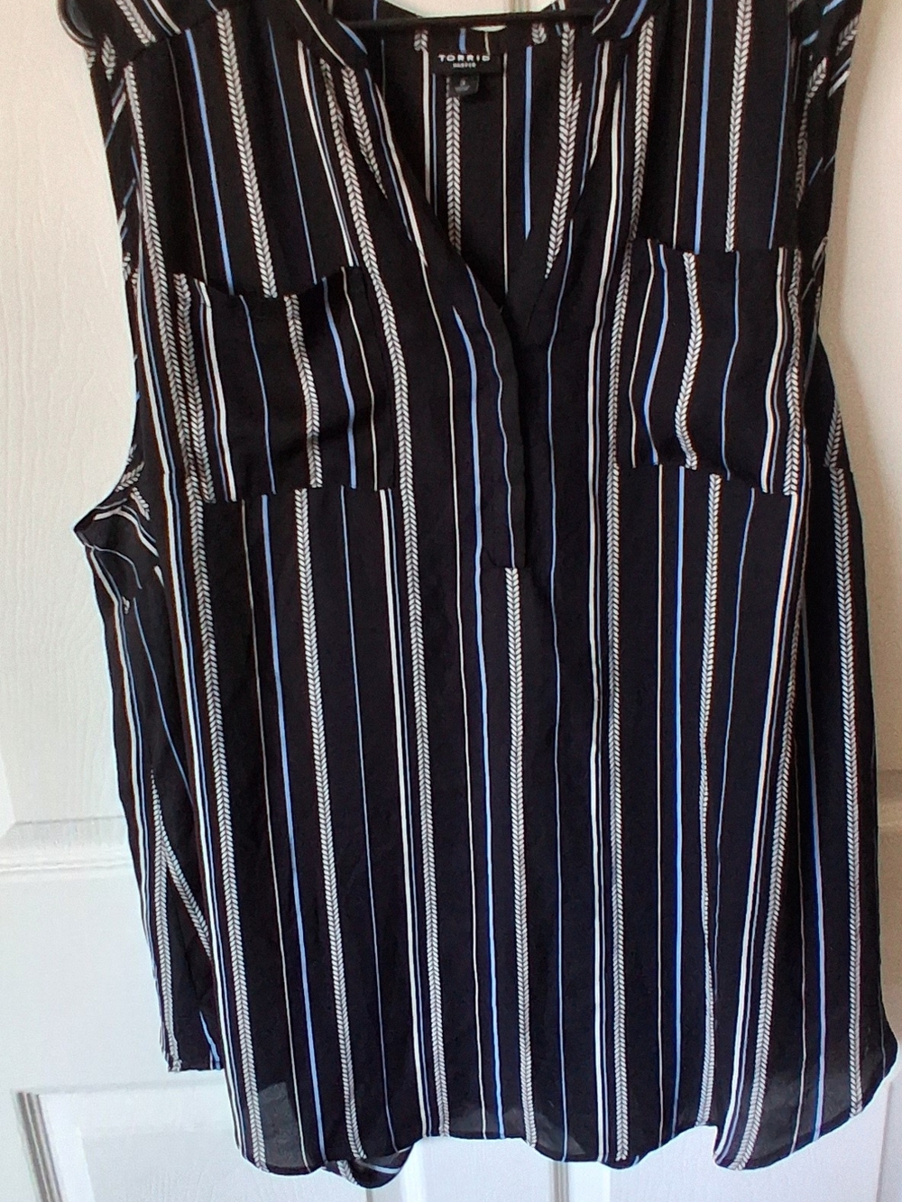 Torrid Harper Sleeveless Blouse Striped Mini Dress Size 3 Like New